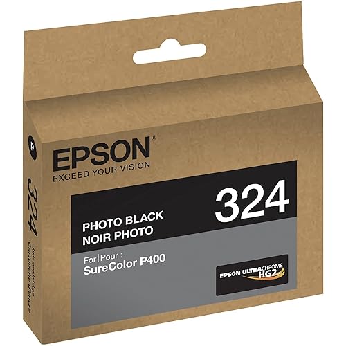 Epson T324120 324, Photo Black Ink Cartridge