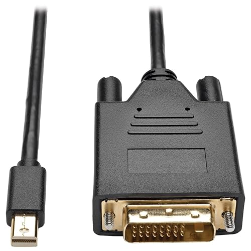 Tripp Lite Mini DisplayPort to DVI Active Adapter, MDP 1.2, MDP to DVI (M/M), MDP2DVI, 1080p, 6 ft. (P586-006-DVI-V2) 6 ft. MDP 1.2 Active