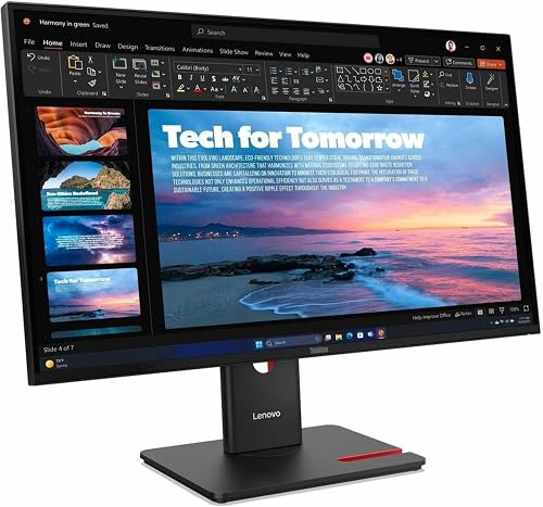 Lenovo ThinkVision T27QD-40 27 Class WQHD LED Monitor - 16:9 - Eclipse Black - 27 Viewable - in-Plane Switching (IPS) Technology - WLED Backlight - 2560 x 1440-16.7 Million Colors - 350 Nit - 4 ms