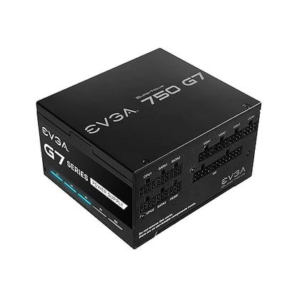 EVGA Supernova 750 G7, 80 Plus Gold 750W, Fully Modular, Eco Mode with FDB Fan, 10 Year Warranty, Includes Power ON Self Tester, Compact 130mm Size, Power Supply 220-G7-0750-X1