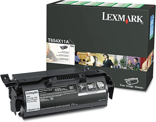 Lexmark T654x11a Extra High-Yield Toner Cartridge, Black - in Retail Packaging