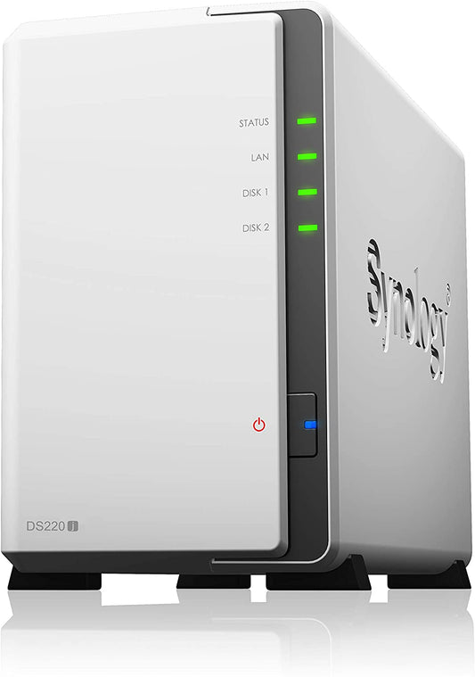 Synology 2 bay NAS DiskStation DS220j (Diskless), 2-bay; 512MB DDR4 DS220j 2-bay; 512MB DDR4