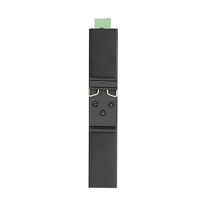 Black Box LGC280 Series Gigabit Industrial Media Converter SFP - 1 x Network (RJ-45) - Gigabit Ethernet - 10/100/1000Base-T, 1000Base-X - 1 x Expansion Slots - SFP (mini-GBIC) - 1 x SFP Slots - Rail-m