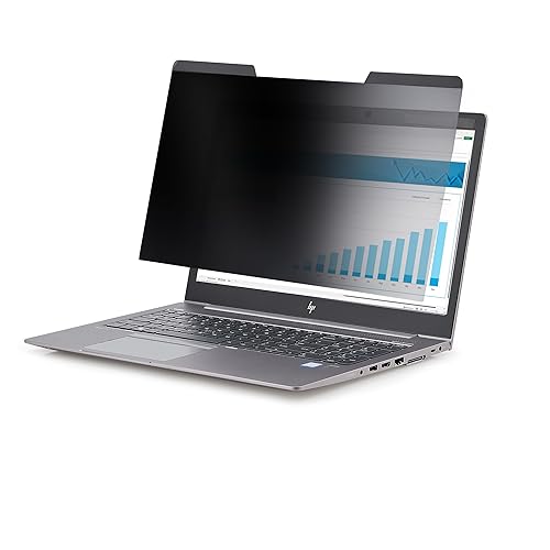 StarTech.com Magnetic Privacy Screen for 16-Inch 16:10 Laptop, Reversible Filter, Computer Screen Protector/Shield, TAA