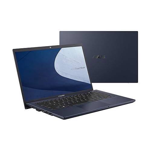 ASUS ExpertBook B1 B1400CEAE-C53P-CA, Business Laptop, 14” FHD, Intel Core i5-1135G7, 8GB RAM, 256GB SSD, WiFi 6, Windows 10 Pro, Black Bilingual KB 14 i5-English
