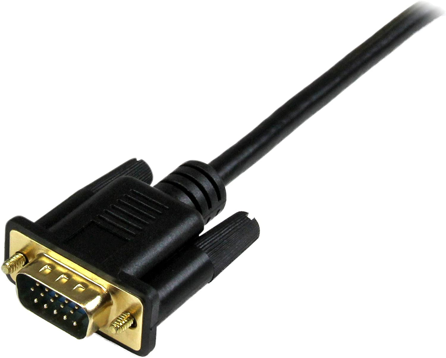 StarTech.com HDMI to VGA Cable - 10 ft / 3m - 1080p - 1920 x 1200 - Active HDMI Cable - Monitor Cable - Computer Cable (HD2VGAMM10) HDMI to VGA Cable - 10ft / 3m Cable