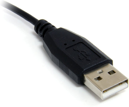 StarTech.com 6 ft. (1.8 m) Right Angle Micro USB Cable - USB 2.0 A to Right Angle Micro B - Black - Micro USB Cable (UUSBHAUB6RA) 6 ft / 2m Right Angle