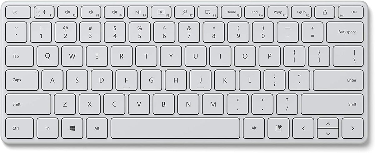 Microsoft Designer Compact Keyboard Glacier, French French Glacier
