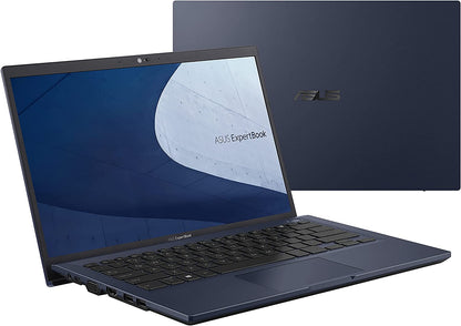 ASUS B1400CEAE-C53P-CA ExpertBook B1 Business Laptop, 14” FHD, Intel Core i5-1135G7, 8GB RAM, 256GB SSD, Military Grade Durable, Webcam Privacy Shield, Win 10 Pro, Star Black