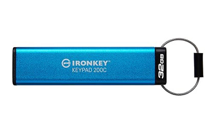 Kingston Ironkey Keypad 200 USB-C 32GB Encrypted Flash Drive