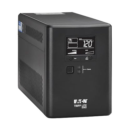 Eaton Tripp Lite Series Cloud-Connected 1500VA UPS Battery Backup & Surge Protector, Remote Management & Monitoring, 1000W, 10 Outlets, LCD Screen, Computer UPS
