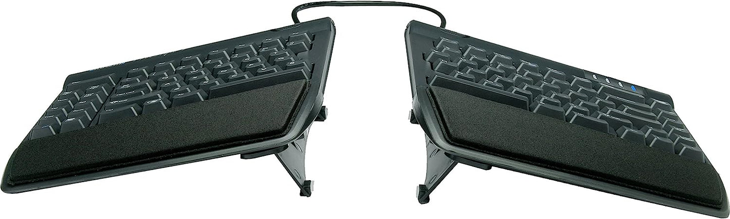 Kinesis Freestyle2 Keyboard for PC, Us English, Black, 9 Inch Separation and VI