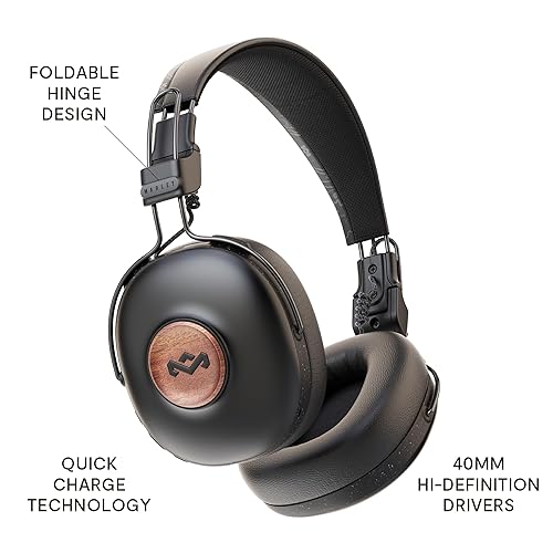 House Of Marley Positive Vibration Frequency: Over-Ear Wireless Headphones Wi