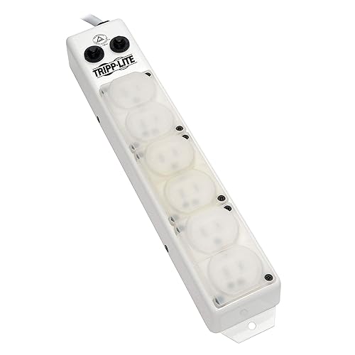 Tripp Lite Power Strip Medical 120V 6 Outlet UL1363A 15ft Right Angle Cord (PS-615-HG-OEMRA)