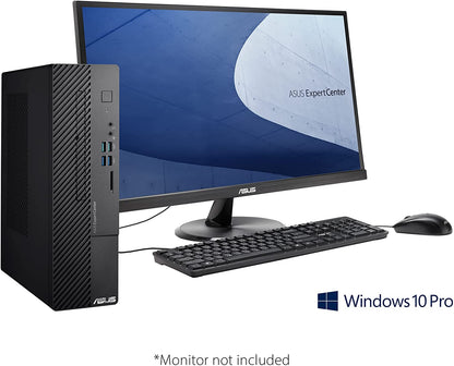 ASUS ExpertCenter D500SC Small Form Factor Desktop PC, Intel Core i5-11400, 8GB DDR4 RAM, 512GB PCIe SSD, TPM, Windows 11 Professional, Black, D500SC-XH503 Intel Core i5-11400 8 GB 512 GB Windows 11 Pro