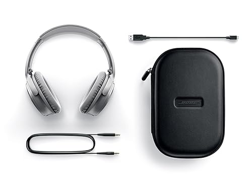 Bose QuietComfort 35 II Noise Cancelling Bluetooth Headphones— Wireless, Over Ear Headphones with Built in Microphone and Alexa Voice Control, Black