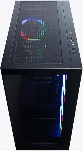 CyberpowerPC Gamer Supreme Liquid Cooled Gaming Desktop Computer, AMD Ryzen 7 8700F 4.1GHz, 32GB RAM, 2TB SSD, NVIDIA GeForce RTX 5070 12GB, Windows 11 Home, Black