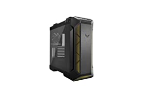 ASUS 90DC0012-B40000 TUF Gaming GT501 Black Case Supports up to EATX with Metal Front Panel, Tempered-Glass Side Panel, 120 mm RGB fan, 140 mm PWM fan, Radiator Space Reserved, and USB 3.1 Gen 1