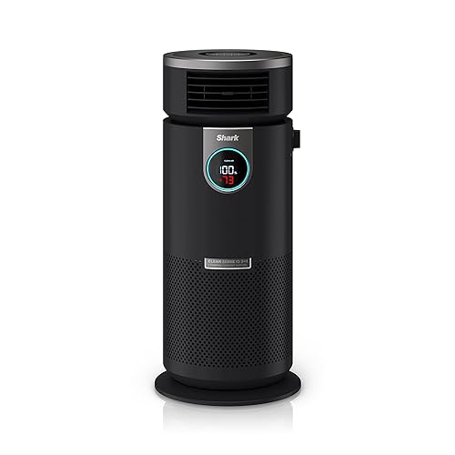 Shark HC450C 3in1 Air Purifier, Heater & Fan with NanoSeal HEPA, Cleansense IQ, Odour Lock, for 500 Sq. Ft, Captures 99.98% of Particles, Dust, Pet Dander, Allergens & Smoke, Black (Canadian Version)