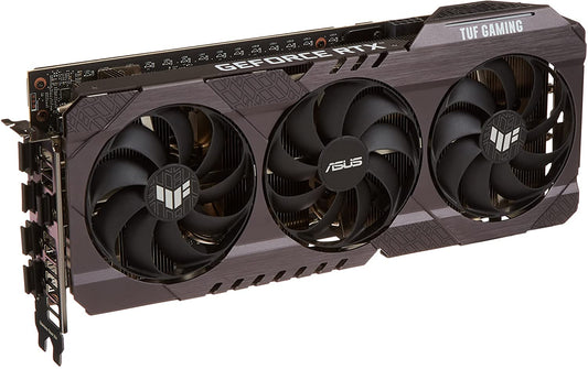 ASUS TUF Gaming NVIDIA GeForce RTX 3060 V2 OC Edition Graphics Card (PCIe 4.0, 12GB GDDR6, HDMI 2.1, DisplayPort 1.4a, Dual Ball Fan Bearings, Military-Grade Certification, GPU Tweak II)