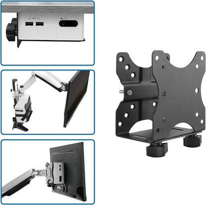 StarTech.com Thin Client Mount - Mini PC VESA Mount - Adjustable .7 to 2.8" - Under Desk Computer Mount - Mac Mini Monitor Mount (ACCSMNT)