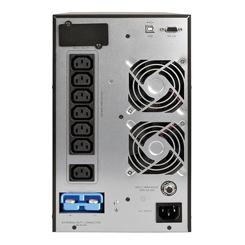 Tripp Lite by Eaton SmartOnline 230V 2kVA 1800W On-Line Double-Conversion UPS, Tower, Extended Run, Network Card Options, LCD, USB, DB9 - Tower - 4.50 Hour Recharge - 4.70 Minute Stand-by - 230 V AC Output