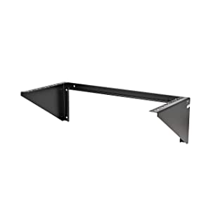StarTech.com 5U Vertical Wall Mount Rack - 19in Low Profile Open Wall Mounting Bracket - Network/Server Room/Data/AV/IT/Patch Panel/Communication/Computer Equipment - w/ Cage Nuts/Screws (RK519WALLV) 5U Bracket