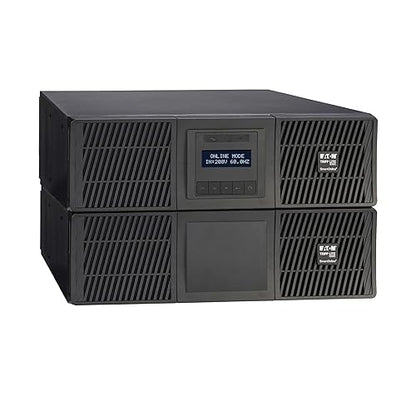 Eaton Tripp Lite SU6000RTFMB UPS 6000VA / 5400W, 208V with 120V Stepdown Transformer, Maintenance Switch, 21 Outlets, 6U Rack Mount, Network Card, Extended Run, 2-Year Warranty, $250,000 Insurance Transformer + Switch UPS 6000VA