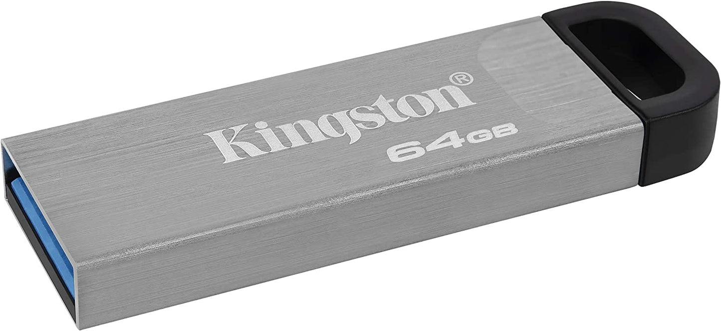 Kingston DataTraveler Kyson 64GB USB 3.2 Metal Flash Drive DTKN/64GB