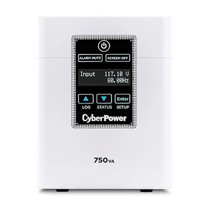 CyberPower M750L Medical-Grade UPS System, 750VA/600W, 6 Outlets, AVR, Tower