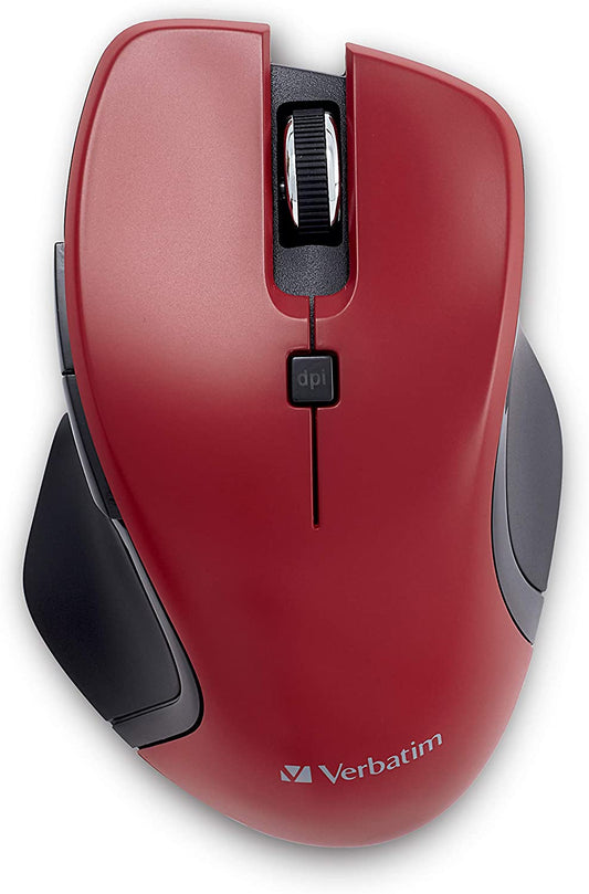 Verbatim USB-C™ Wireless Blue LED Mouse - Red