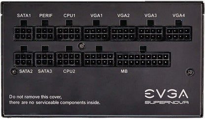 EVGA 220-G5-0750-X1 Super Nova 750 G5, 80 Plus Gold 750W, Fully Modular, ECO Mode with Fdb Fan, 10 Year Warranty, Compact 150mm Size, Power Supply 750W G5 Power Supply