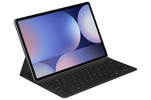 Samsung Galaxy S10+ - Book Cover Slim Keyboard Case with AI Keys, Black