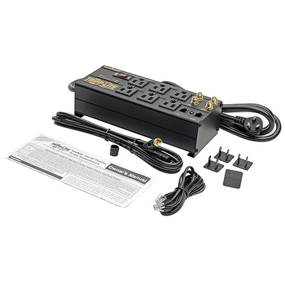 Tripp Lite ISOBAR6DBS 6-Outlet Isobar Premium Protector/Suppressor, 2850 Joules, Tel/Coax 6-Outlet with Tel/Coax/Modem