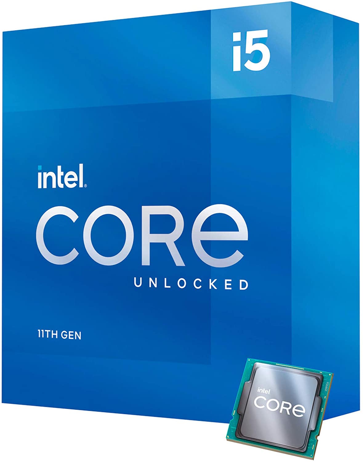 Intel® Core™ i5-11600K Desktop Processor 6 Cores up to 4.9 GHz Unlocked LGA1200 (Intel® 500 Series &amp; Select 400 Series Chipset) 125W