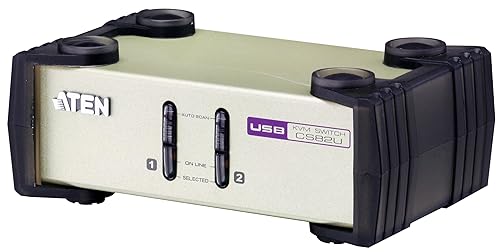 ATEN CubiQ KVM Switch - 2 Computer(s) - QXGA - 2048 x 1536