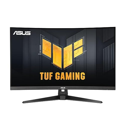 ASUS TUF Gaming 31.5” 1440P Curved HDR Gaming Monitor (VG32WQ3B) – QHD (2560 x 1440), 180Hz, 0.5ms, 1500R, Extreme Low Motion Blur, FreeSync, 90% DCI-P3, Shadow Boost, DisplayWidget