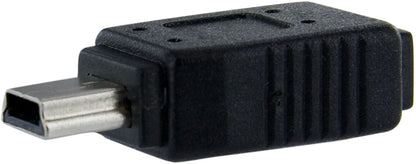 StarTech.com Micro USB to Mini USB 2.0 Adapter - Micro USB (f) to Mini USB (m) (UUSBMUSBFM) Black Adapter Micro USB Female to Mini USB Male