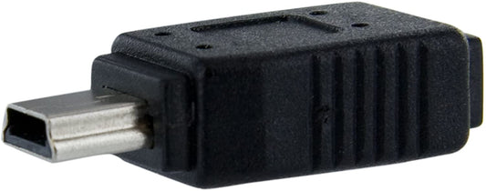 StarTech.com Micro USB to Mini USB 2.0 Adapter - Micro USB (f) to Mini USB (m) (UUSBMUSBFM) Black Adapter Micro USB Female to Mini USB Male