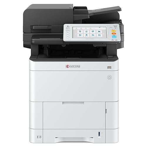 KYOCERA ECOSYS MA3500cifx All-in-One Color Laser Printer (Print/Copy/Scan/Fax), 37 ppm, 1200 dpi, Gigabit Ethernet & HyPAS Capable, 7 inch Touchscreen Panel, Dual Scan Document Processor