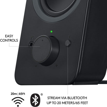 Logitech Z207 2.0 Multi Device Stereo Speaker (Black)