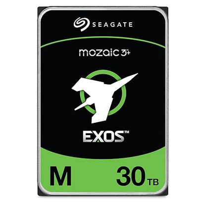 Seagate Exos M 30TB Enterprise Internal Hard Drive HDD - 3.5in 6GB/s SATA 7200RPM 2.5M MTBF (ST30000NM004K)