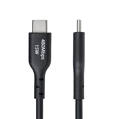 StarTech.com 10-Pack 6ft (1.8m) USB-A to USB-C Charging Cable, Charge & Sync, 3A, USB 2.0, TPE Jacket, USB Charging Cord