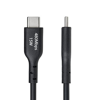 StarTech.com 10-Pack 6ft (1.8m) USB-A to USB-C Charging Cable, Charge & Sync, 3A, USB 2.0, TPE Jacket, USB Charging Cord