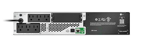 APC Smart-UPS 750VA Lithium Battery UPS with SmartConnect, SMTL750RM2UC, Pure Sine Wave, Short-Depth 120V Uninterruptible Power Supply