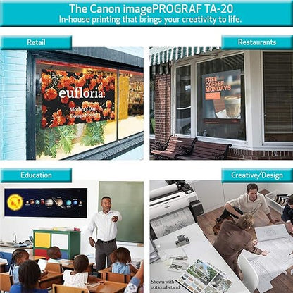 Canon imagePROGRAF TA-20 Large Format Printer, 24 TA-20 Printer