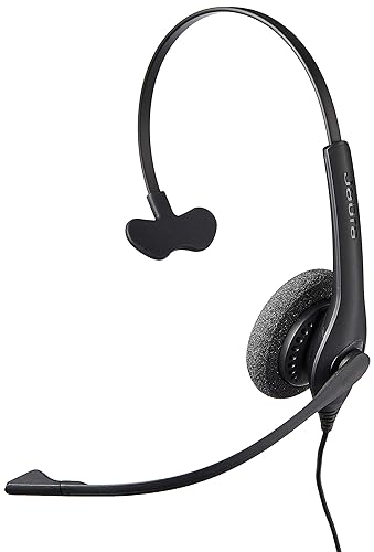 Jabra Biz 1500 Mono - Professional UC Call Center Wired Headset QD Connectivity Mono Speaker