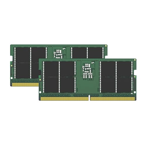Kingston Branded Memory 64GB DDR5 5600MT/s SODIMM (Kit of 2) KCP556SD8K2-64 Notebook Memory 64GB 5600MT/s DDR5 SODIMM 2RX8 1.1V