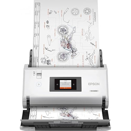 Epson Ds-30000 Large-Format Document Scanner, Scans Up to 12 X 220, 1200 Dpi Optical Res, 120-Sheet Duplex Auto Document Feeder