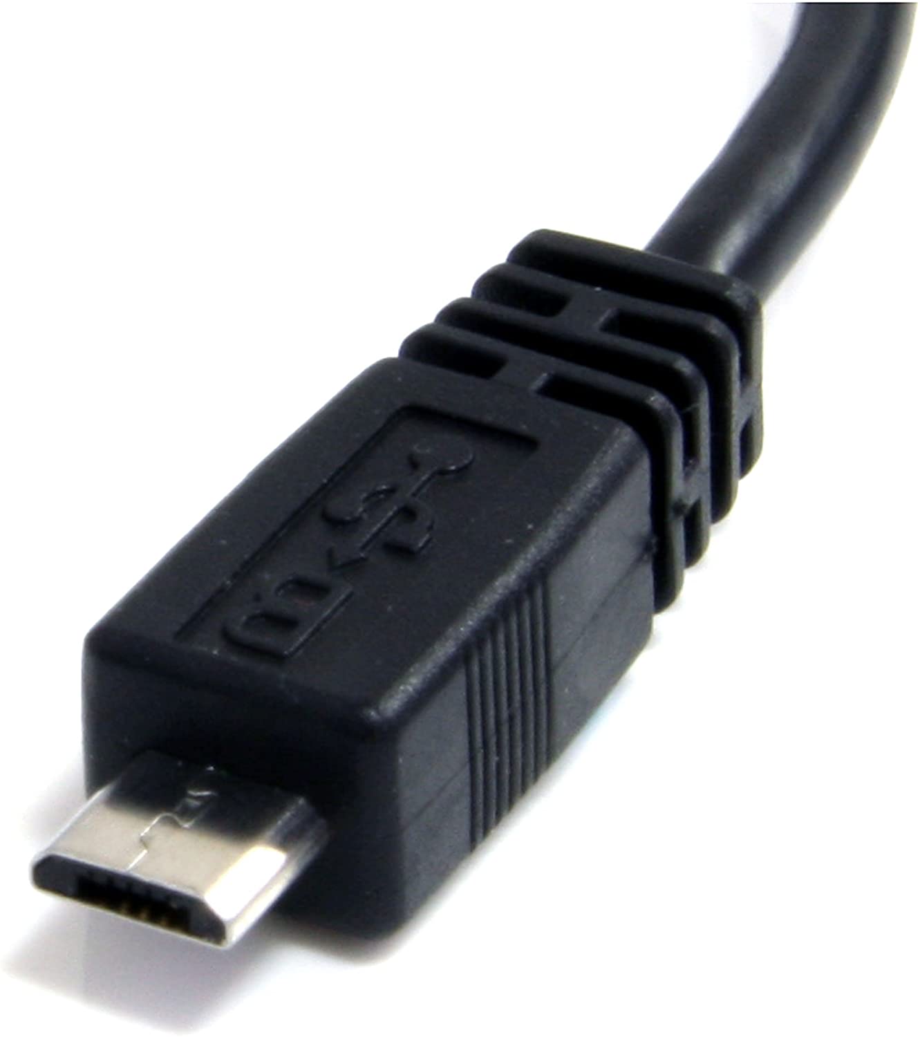 StarTech.com 6in Micro USB Cable - A to Micro B - USB to Micro B - USB 2.0 A Male to USB 2.0 Micro-B Male - 6-inches - Black (UUSBHAUB6IN) 6in / 15cm Straight